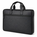 Laptoptasche 15.6 Zoll Kunstleder Schwarz mit Frontfach und Tragegriffen
