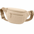 G¨¹rteltasche 32 x 7 x 15 cm aus Cordtextil Beige mit verstellbarem Gurt