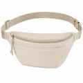 G¨¹rteltasche 32 x 15 x 7 cm aus Polyester Beige mit verstellbarem Gurt